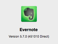 [画像]Evernote 5.7 (Mac) が 10 月末にリリースされました。