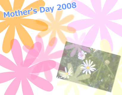 自作の「母の日カード」